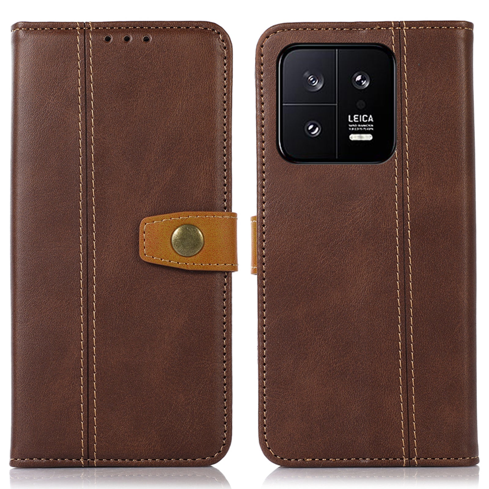 For Xiaomi 13 Pro 5G Calf Texture PU Leather Magnetic Clasp Phone Case Full Protection Stand Wallet Cover For Xiaomi 13 Pro 5G Calf Texture PU Leather Magnetic Clasp Phone Case Full Protection Stand Wallet Cover